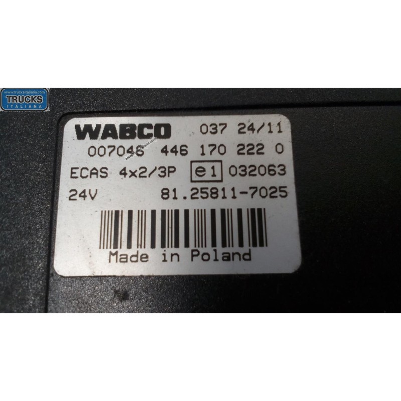 MAN VARIOUS CONTROL UNITS A  MAN TGL used