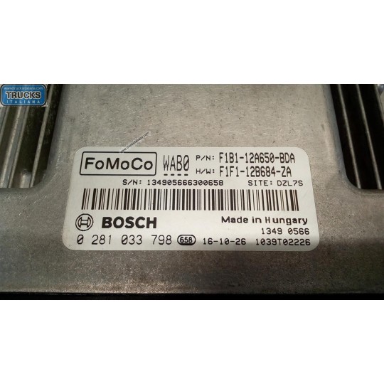 ENGINE UNIT FORD Fiesta 2013>2017 used