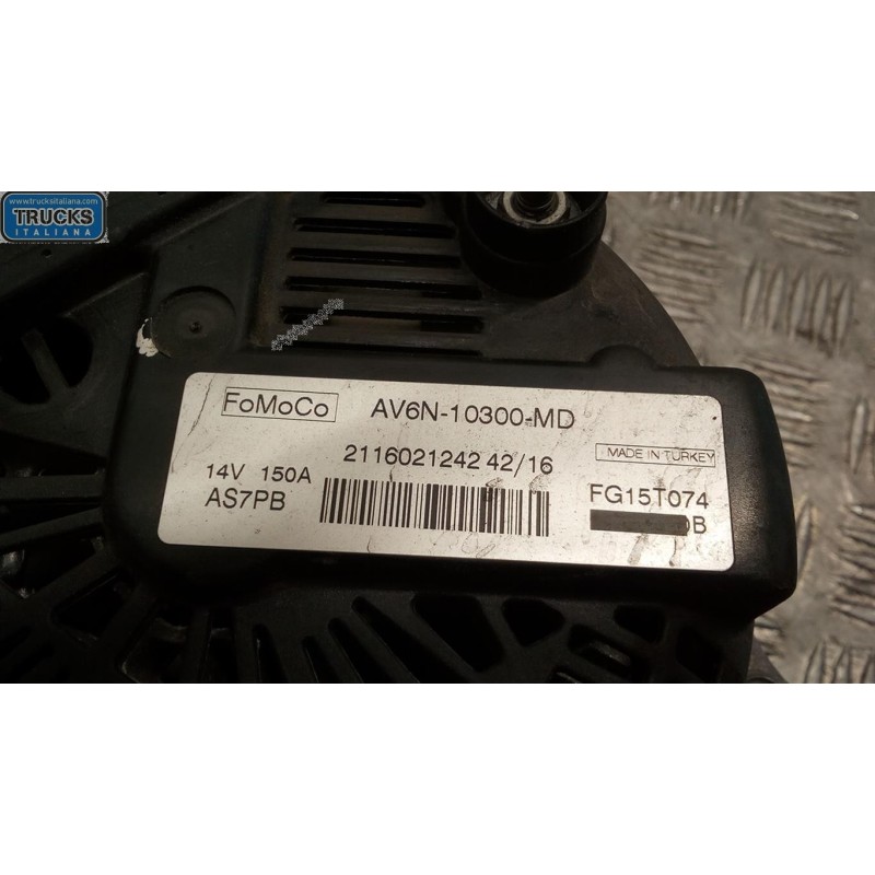 FORD ALTERNATOR FORD Fiesta 2013>2017 used