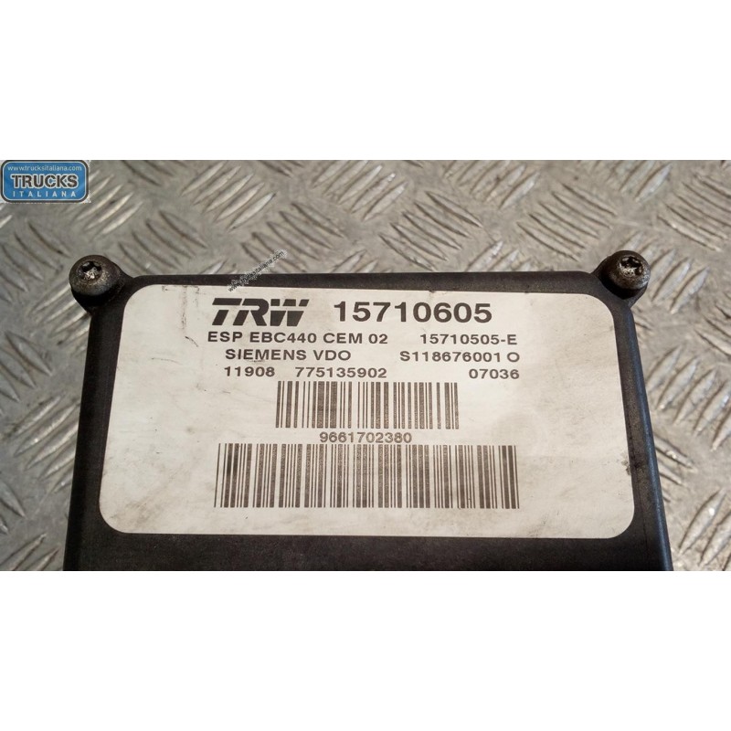 PEUGEOT ABS SYSTEM PEUGEOT 407 2004>2012 used