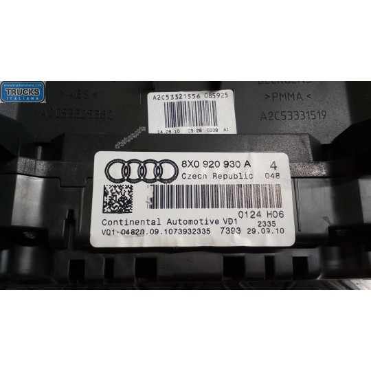 QUADRO STRUMENTI AUDI A1 2010> usato