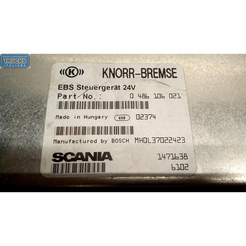 SCANIA EBS CONTROL UNIT  SCANIA 124 used