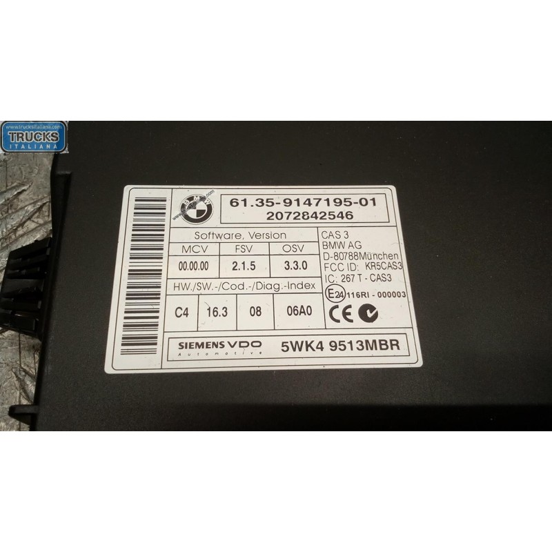 BMW ENGINE UNIT BMW Serie 1 (E81)2007> used