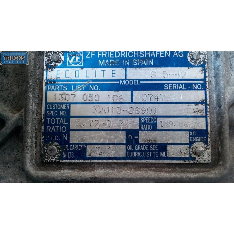 NISSAN truck GEARBOXES  NISSAN truck Atleon used