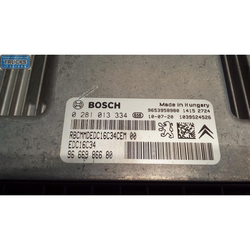 CITROEN ENGINE UNIT CITROEN C4 Picasso 2010>2013 used