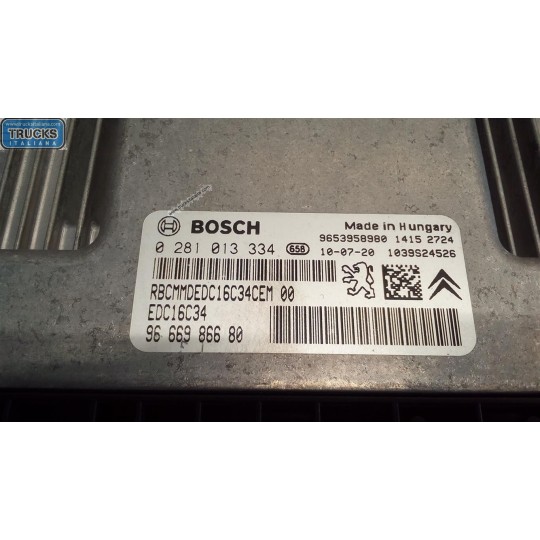 ENGINE UNIT CITROEN C4 Picasso 2010>2013 used