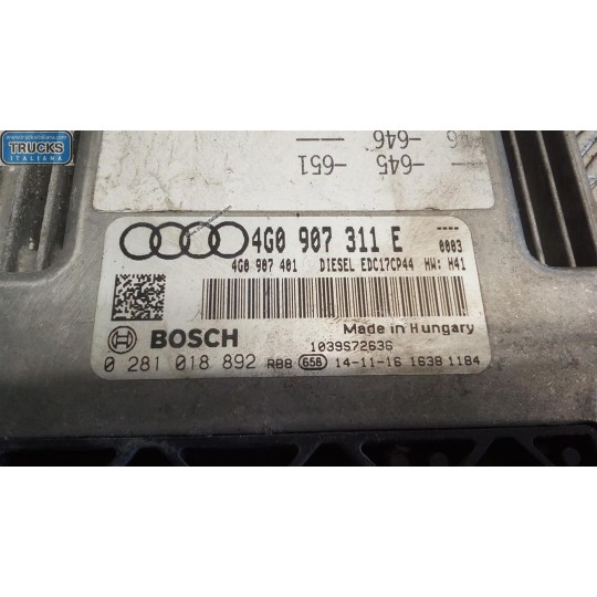 ENGINE UNIT AUDI A6 2014>2016 (C7) used