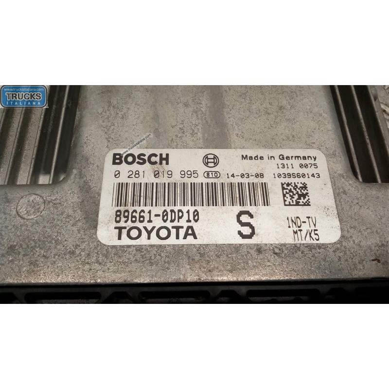 TOYOTA CENTRALINA MOTORE TOYOTA Yaris 2011>2014 usato