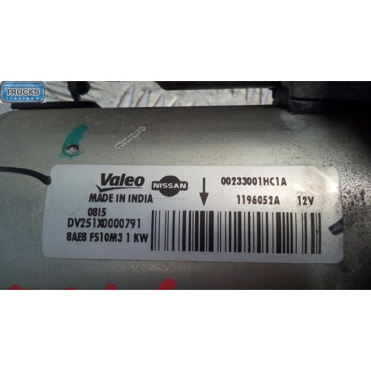 MOTORINO AVVIAMENTO NISSAN Micra 2014 >2017 usato