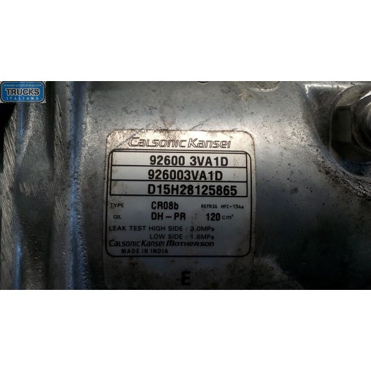 COMPRESSORE ARIA CONDIZIONATA NISSAN Micra 2014 >2017 usato