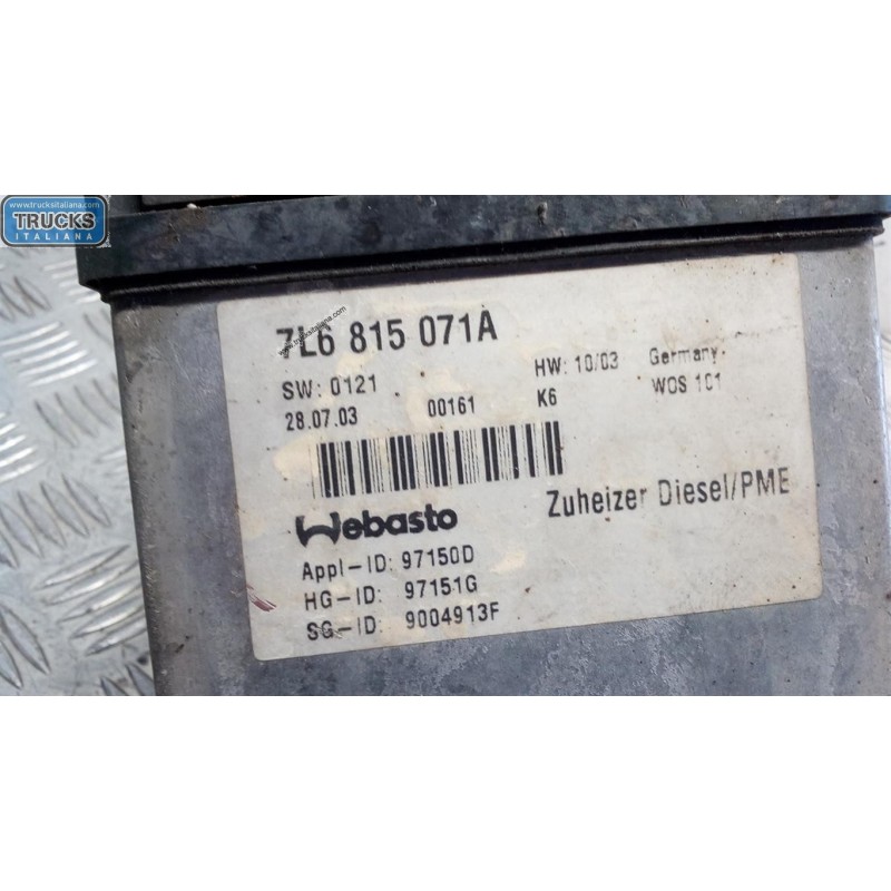 VOLKSWAGEN WEBASTO VOLKSWAGEN Touareg 2002>2007 used