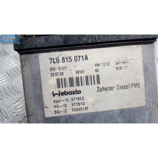 WEBASTO VOLKSWAGEN Touareg 2002>2007 used