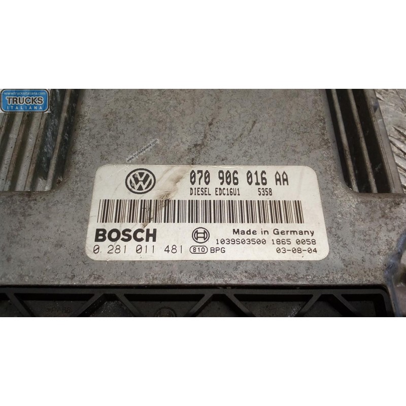 VOLKSWAGEN ENGINE UNIT VOLKSWAGEN Touareg 2002>2007 used