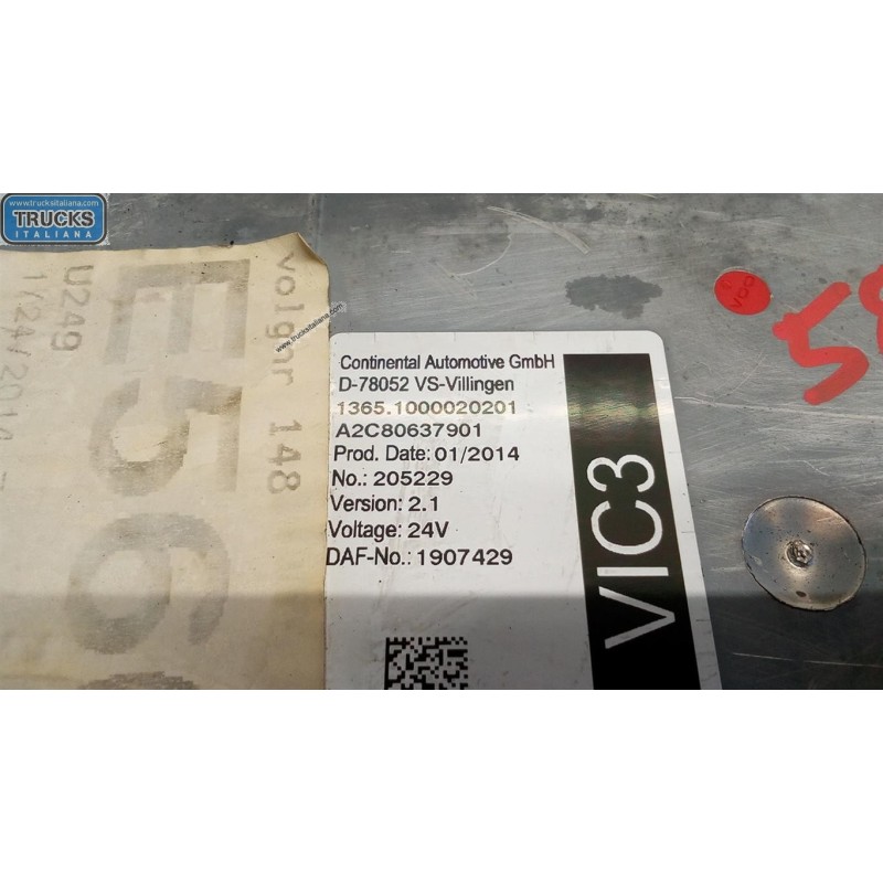 DAF CENTRALINE VARIE B DAF XF106 usato