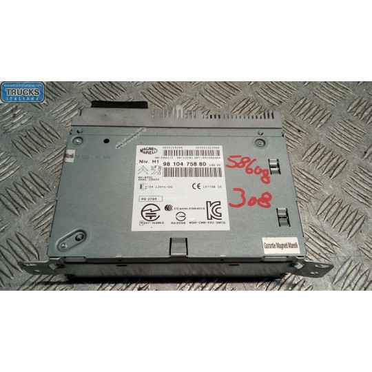 CAR RADIO PEUGEOT 308 2014>2017 used