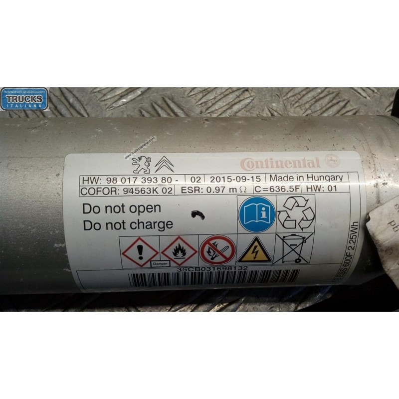 PEUGEOT CONDENSATORE START E STOP PEUGEOT 308 2014>2017 used