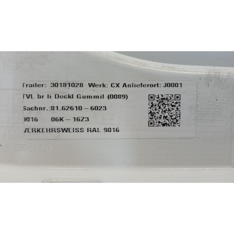 MAN SILL FRONT LEFT  MAN TGX euro 6 used