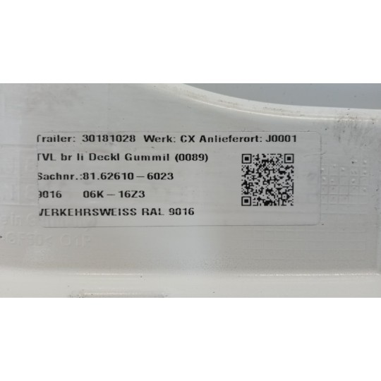 SOTTOPORTA ANT.SX MAN TGX euro 6 usato