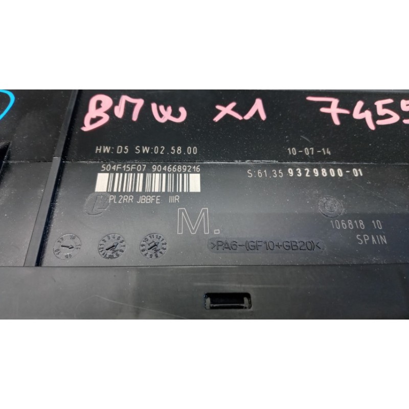 BMW VARIOUS CONTROL UNITS  BMW Serie X1 (E84) 2012>2015 used