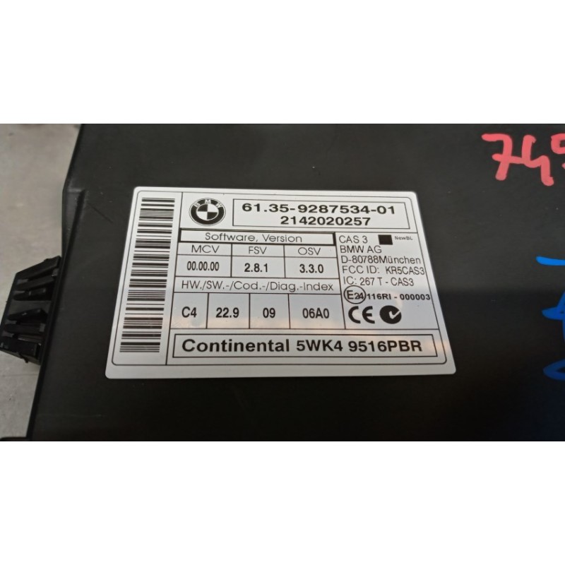 BMW ENGINE UNIT BMW Serie X1 (E84) 2012>2015 used