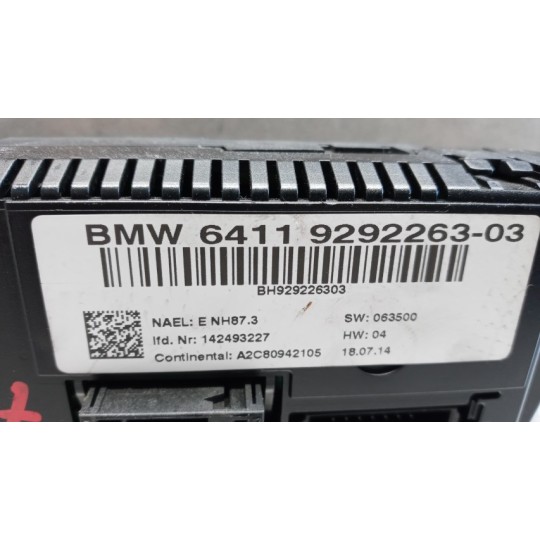 AC CONTROL UNIT BMW Serie X1 (E84) 2012>2015 used