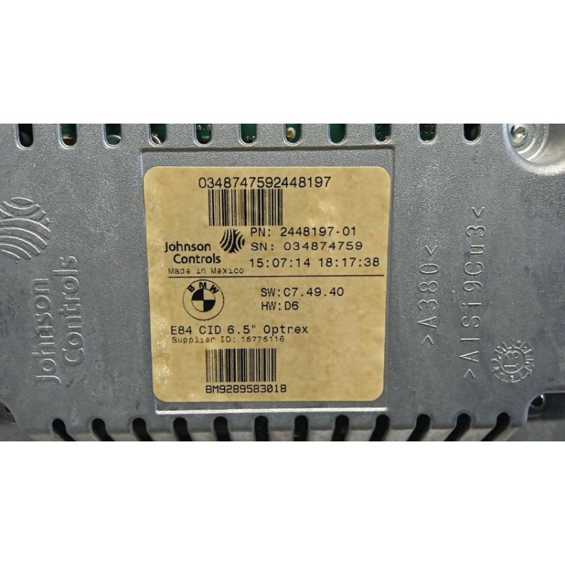 BMW VARIOUS DISPLAY  BMW Serie X1 (E84) 2012>2015 used