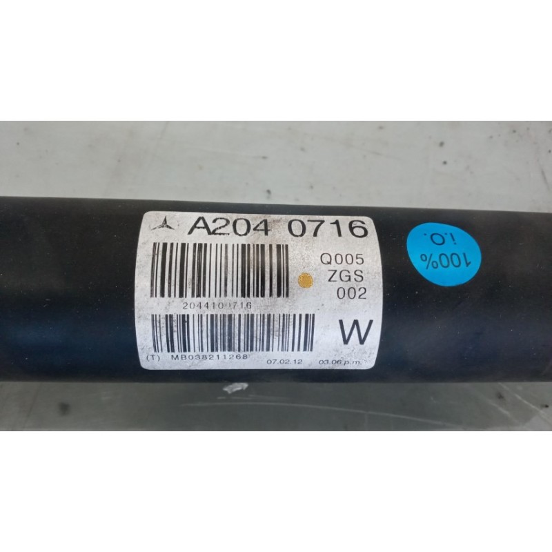 MERCEDES-BENZ ALBERO TRASMISSIONE POSTERIORE MERCEDES-BENZ Classe C (W204) 2011>2015 usato