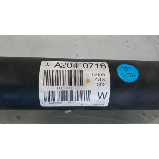 REAR POWER TAKE OFF SHAFTS MERCEDES-BENZ Classe C (W204) 2011>2015 used