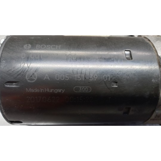 STARTER MOTOR MERCEDES-BENZ van Sprinter 2013>2018 used
