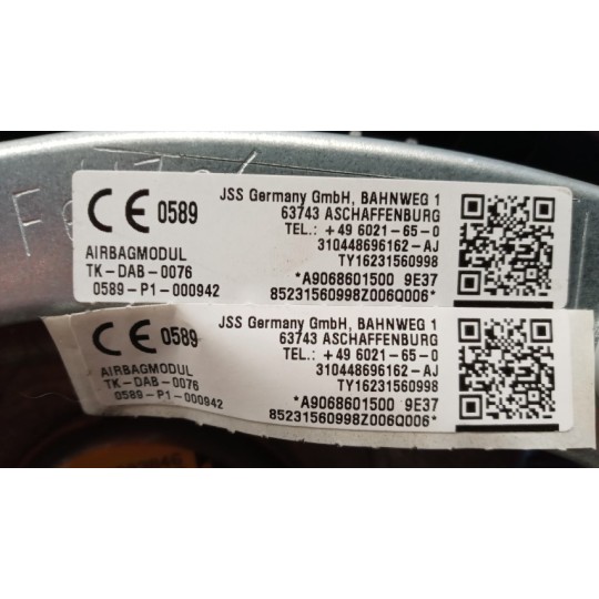 LEFT AIR BAG  MERCEDES-BENZ van Sprinter 2013>2018 used