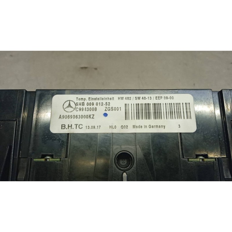 MERCEDES-BENZ van AC CONTROL UNIT MERCEDES-BENZ van Sprinter 2013>2018 used