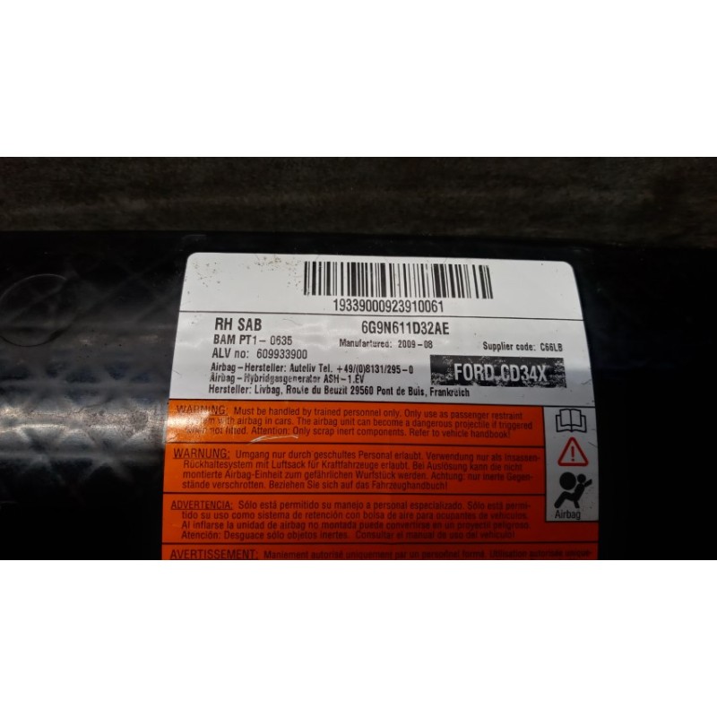 FORD AIR BAG LATERALE DESTRO FORD Mondeo 2007 >2010 usato