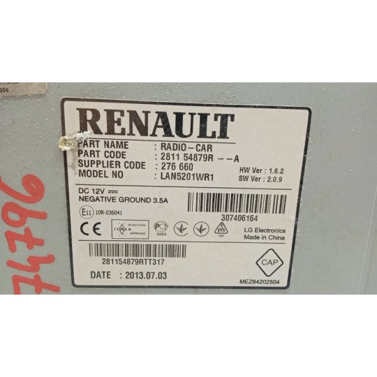 AUTORADIO RENAULT Captur 2013>2017 usato