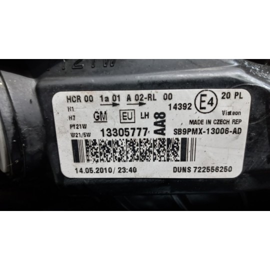 FRONT LEFT FLASHLIGHT  OPEL Meriva B 2010>2014 used