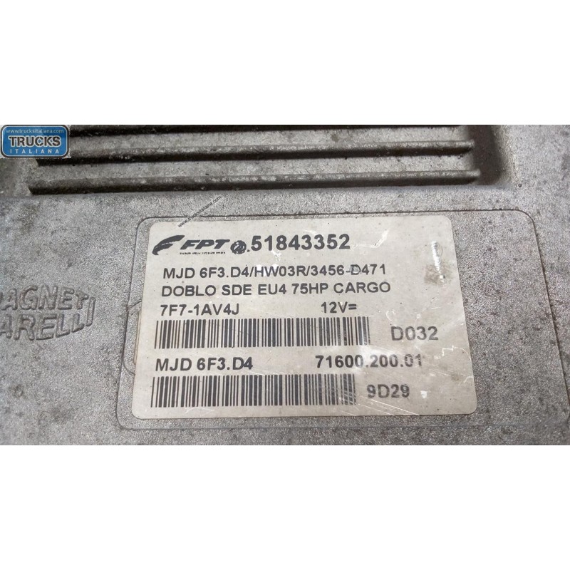 FIAT CENTRALINA MOTORE FIAT Doblo' 2005>2009 usato