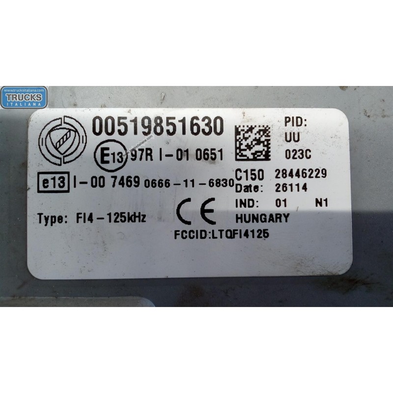 FIAT CENTRALINA MOTORE FIAT Panda 2012> usato