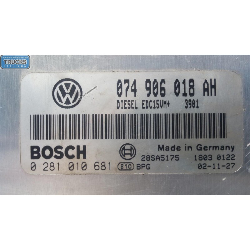 VOLKSWAGEN van CENTRALINA MOTORE VOLKSWAGEN van Trasporter T4 1996>2003 usato