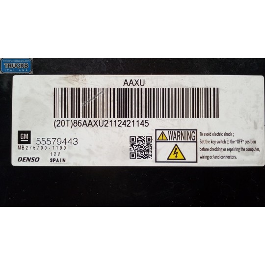 CENTRALINA MOTORE OPEL Astra J 2012>2015 usato