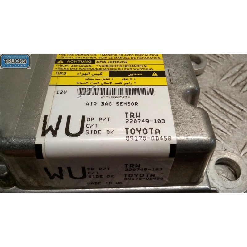 TOYOTA AIR BAG UNIT TOYOTA Yaris 2008>2011 used