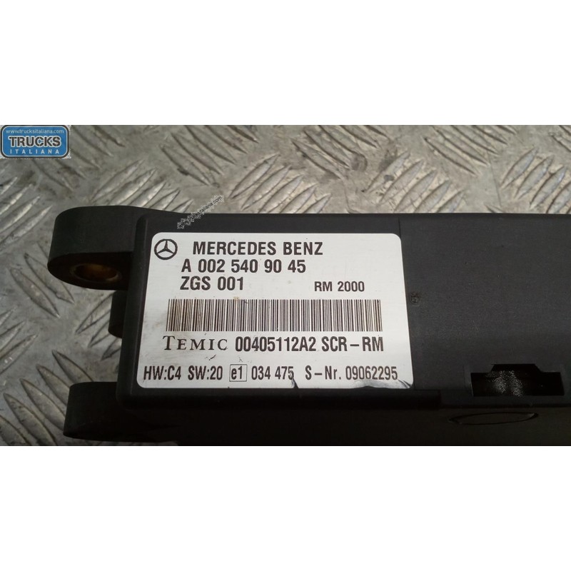 MERCEDES-BENZ truck VARIOUS CONTROL UNITS  MERCEDES-BENZ truck Atego euro 5 2008>2013 used