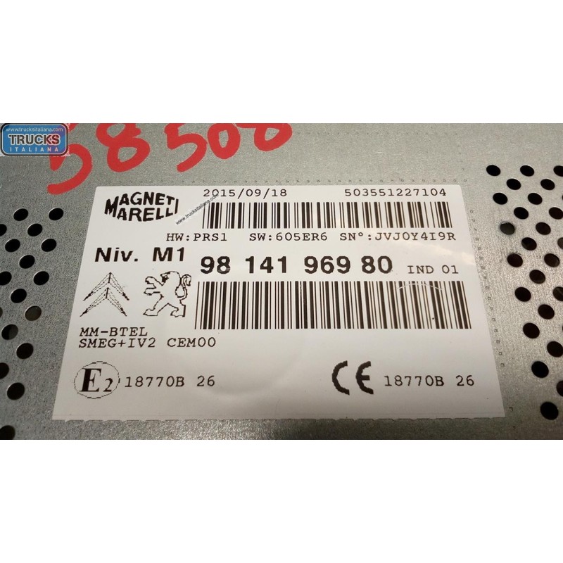 CITROEN AUTORADIO CITROEN DS4 2015> usato