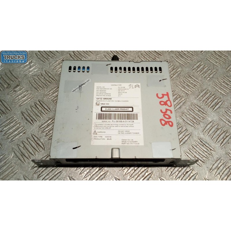 CITROEN CD CHANGER  CITROEN DS4 2015> used