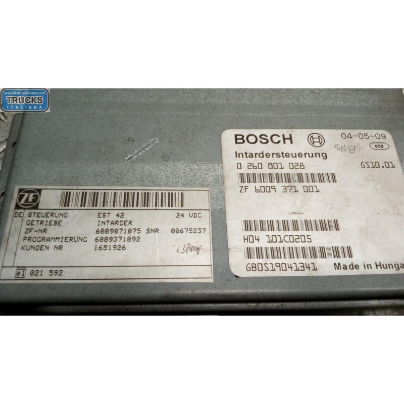 DAF CENTRALINE VARIE A DAF XF95 usato