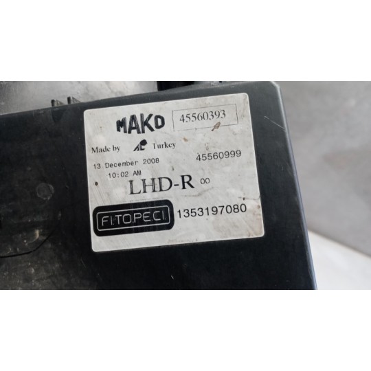 RIGHT HEADLIGHT FIAT van Fiorino 2007>2015 used