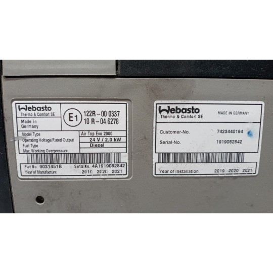 WEBASTO RENAULT truck T 2014> usato