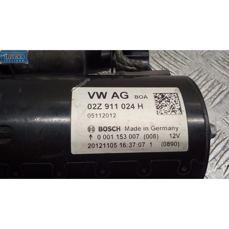 SKODA STARTER MOTOR SKODA Fabia 2007>2014 (5J) used