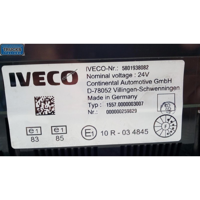 IVECO INSTRUMENT PANEL IVECO Stralis 2003>2007 used