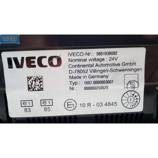 INSTRUMENT PANEL IVECO Stralis 2003>2007 used