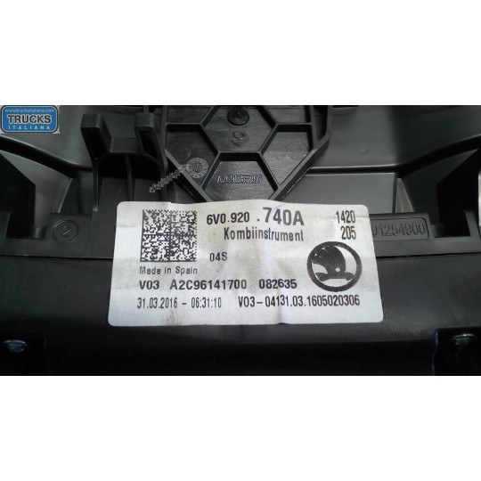 QUADRO STRUMENTI SKODA Fabia 2014> (NJ) usato