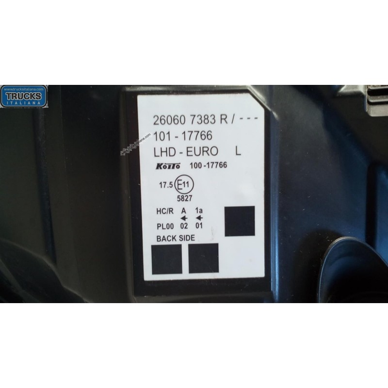 RENAULT FARO ANTERIORE SINISTRO RENAULT Kangoo 2013>2021 usato